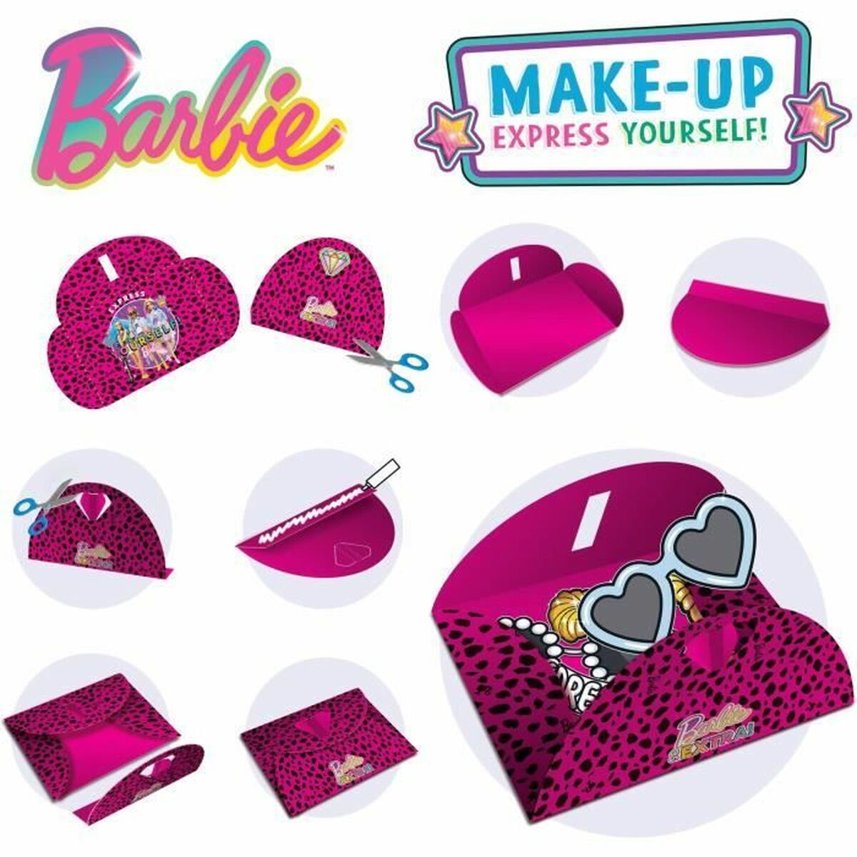 Conjunto de Maquilhagem Infantil Barbie Barbie